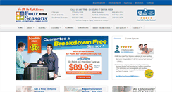 Desktop Screenshot of fourseasonsheatingcooling.com